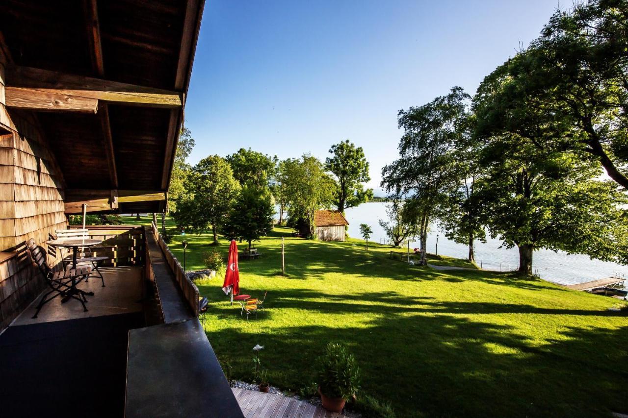 Ferienwohnungen Am Strandbad Chieming Eksteriør billede